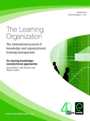 cover image of The Learning Organization, Volume 14, Issue 5